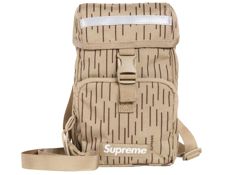 Supreme Camera Bag Tan Raindrop