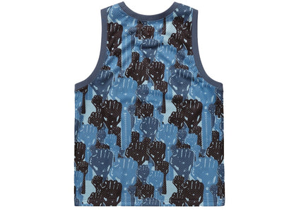 Supreme Camo Basketball Jersey Blue
