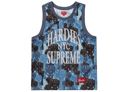 Supreme Camo Basketball Jersey Blue