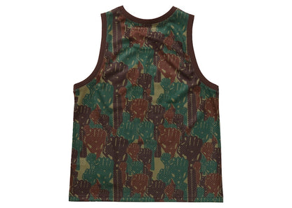 Supreme Camo Basketball Jersey Green
