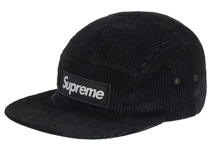 Supreme Camo Corduroy Camp Cap Black Camo