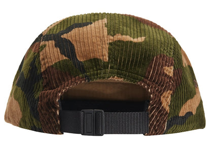 Supreme Camo Corduroy Camp Cap Woodland Camo