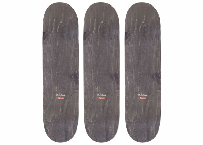 Supreme Candy Hearts Skateboard Deck Set Multicolor