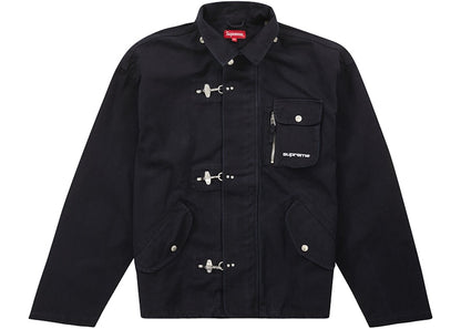 Supreme Canvas Clip Jacket Black