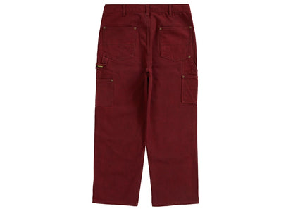 Supreme Canvas Double Knee Painter Pant Red