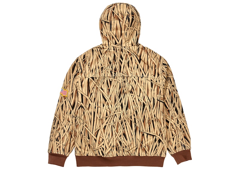 Supreme Canvas Hooded Work Jacket Marsh Camo