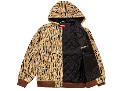 Supreme Canvas Hooded Work Jacket Marsh Camo