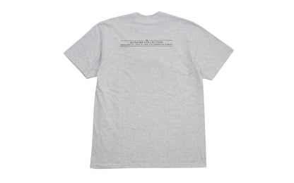 Supreme Cards Tee Ash Grey