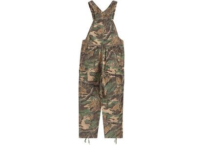Supreme Cargo Denim Overalls Branch Woodland Camo
