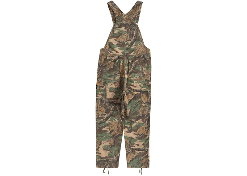 Supreme Cargo Denim Overalls Branch Woodland Camo