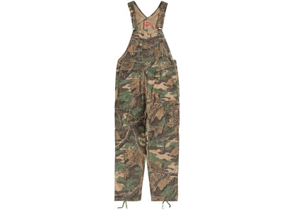 Supreme Cargo Denim Overalls Branch Woodland Camo