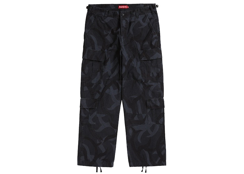Supreme Cargo Pant Black Tribal Camo