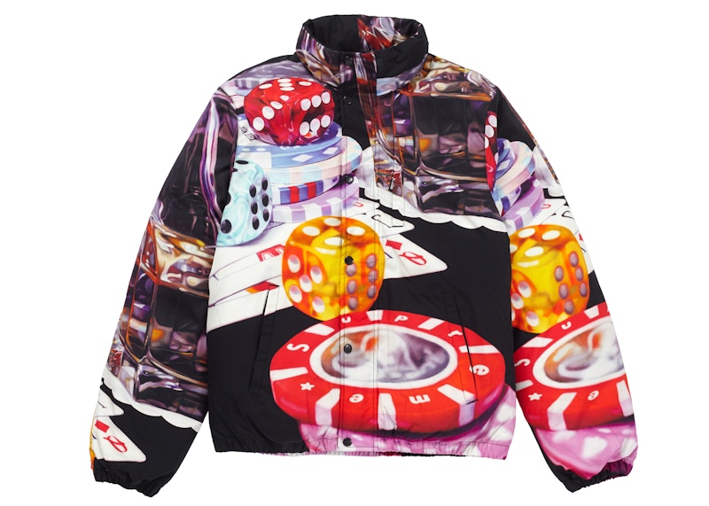 Supreme Casino Down Jacket Black