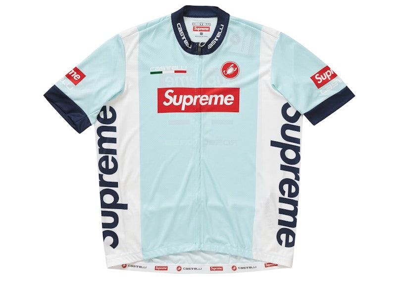 Supreme Castelli Cycling Jersey Light Blue