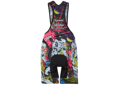 Supreme Castelli Silver Surfer Cycling Bib Short Multicolor