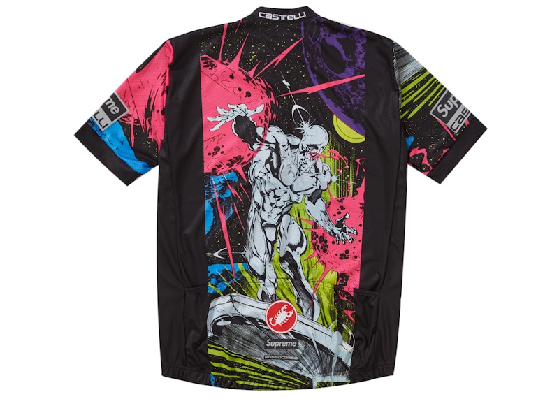 Supreme Castelli Silver Surfer Cycling Jersey Multicolor