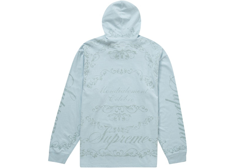 Supreme Celebre Hooded L/S Top Blue