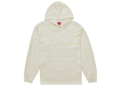 Supreme Celebre Hooded L/S Top White