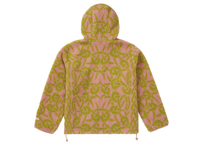 Supreme Celtic Knot Reversible WINDSTOPPER Fleece Hooded Jacket Dusty Pink