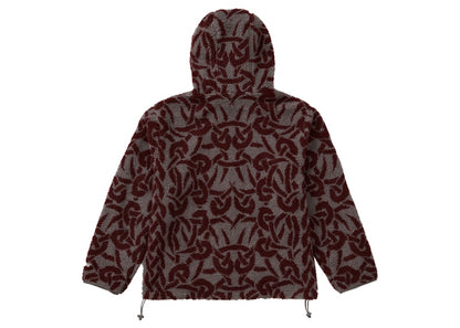Supreme Celtic Knot Reversible WINDSTOPPER Fleece Hooded Jacket Grey