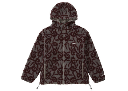 Supreme Celtic Knot Reversible WINDSTOPPER Fleece Hooded Jacket Grey
