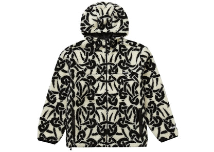 Supreme Celtic Knot Reversible WINDSTOPPER Fleece Hooded Jacket Stone