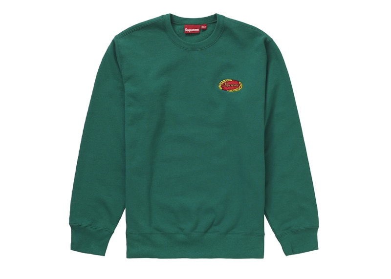 Supreme Chain Logo Crewneck Green