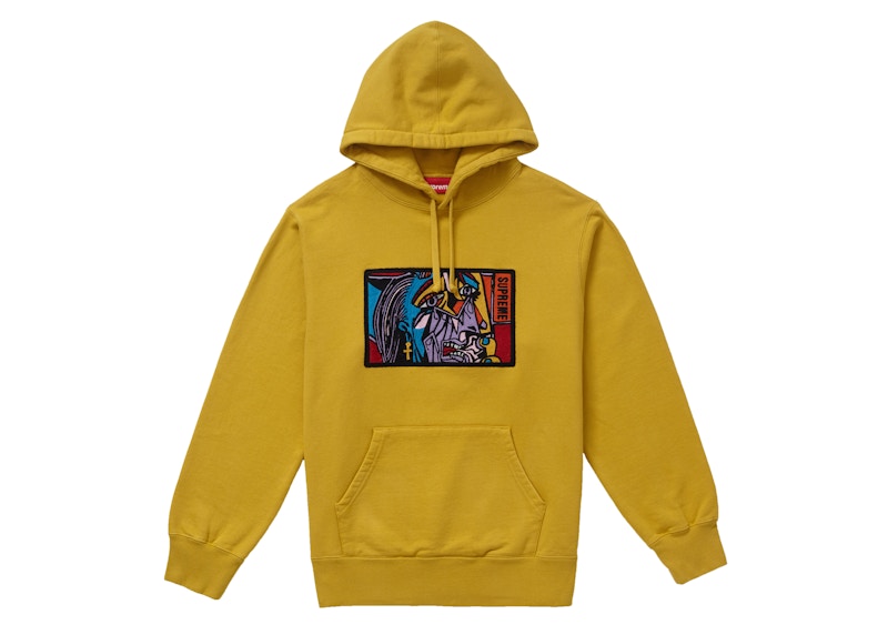 Supreme Chainstitch Hooded Sweatshirt Mustard
