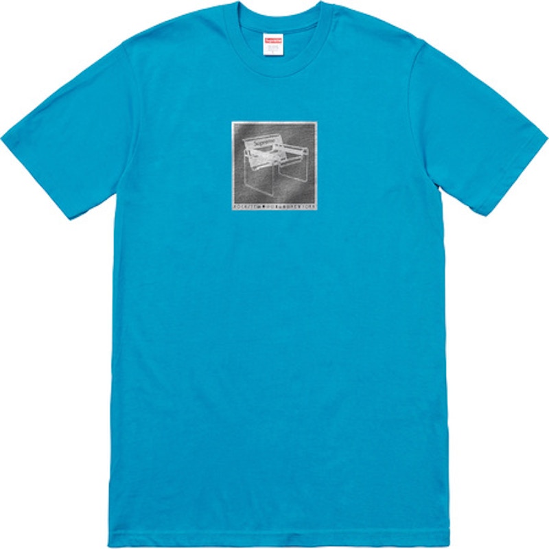 Supreme Chair Tee Cyan