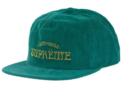 Supreme Champagne Corduroy 5-Panel Green