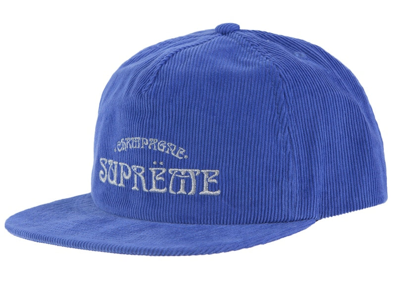 Supreme Champagne Corduroy 5-Panel Blue