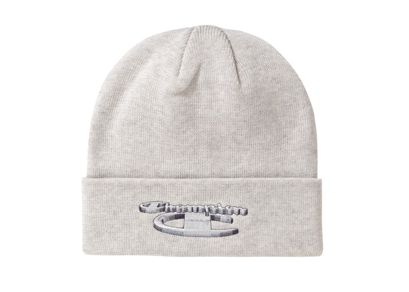 Supreme Champion 3D Metallic Beanie Ash Grey