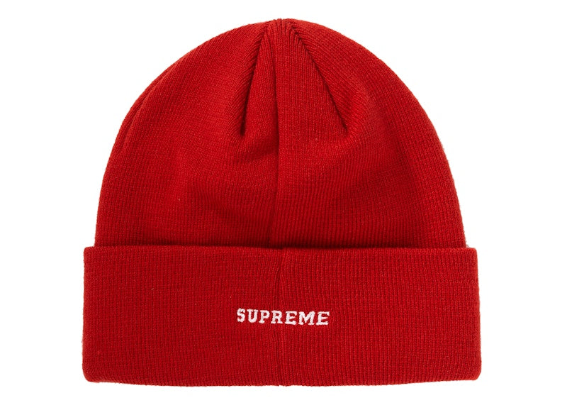 Supreme Champion 3D Metallic Beanie Brick Red