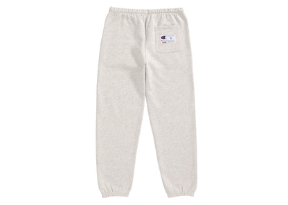 Supreme Champion 3D Metallic Sweatpant Ash Grey