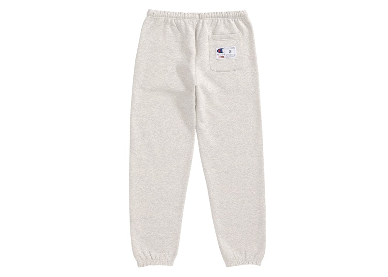 Supreme Champion 3D Metallic Sweatpant Ash Grey