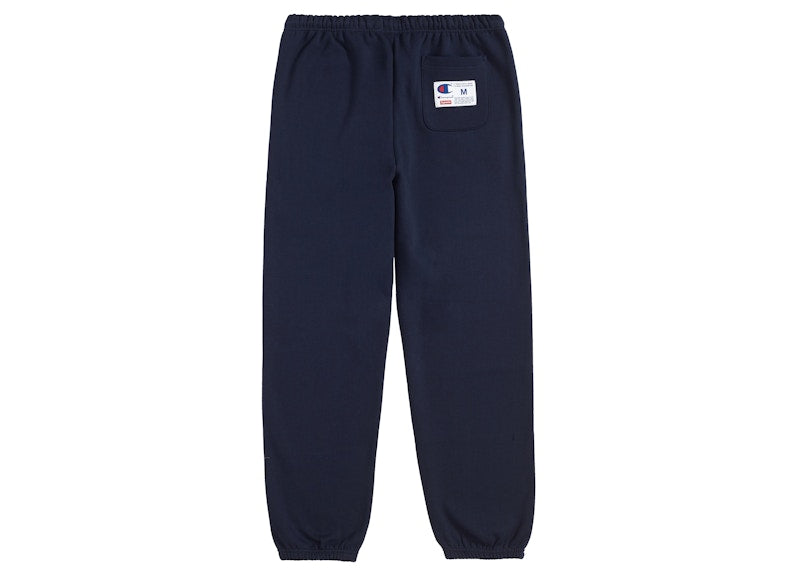 Supreme Champion 3D Metallic Sweatpant Navy