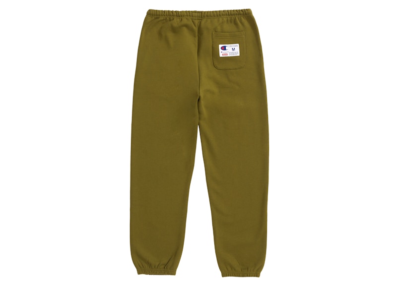 Supreme Champion 3D Metallic Sweatpant Olive