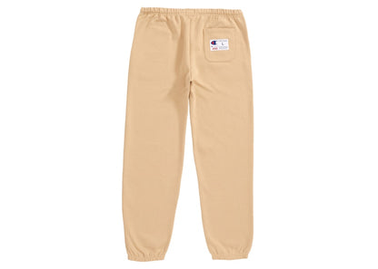 Supreme Champion 3D Metallic Sweatpant Tan