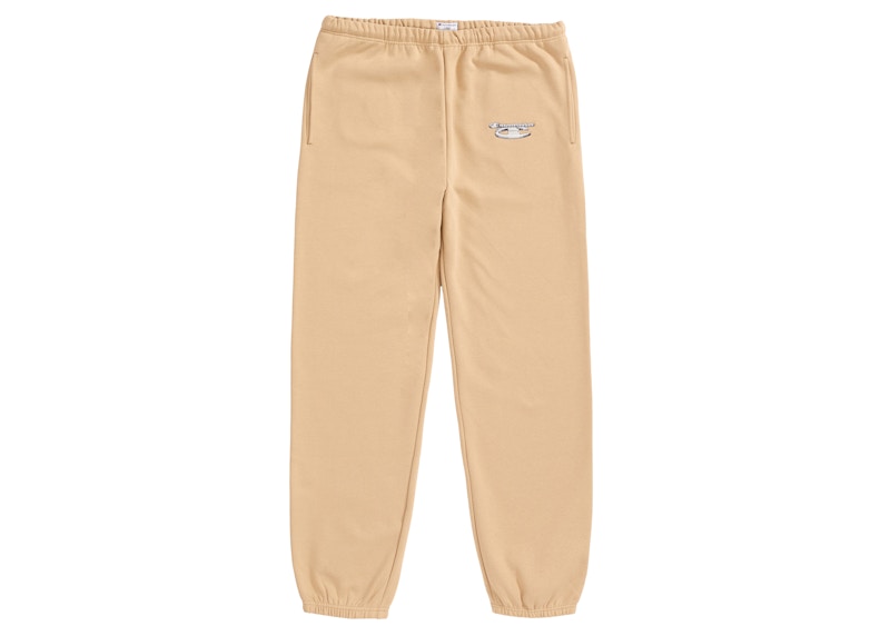 Supreme Champion 3D Metallic Sweatpant Tan