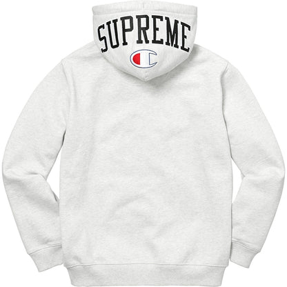 Supreme Champion Arc Logo Zip Up Sweat Ash Grey