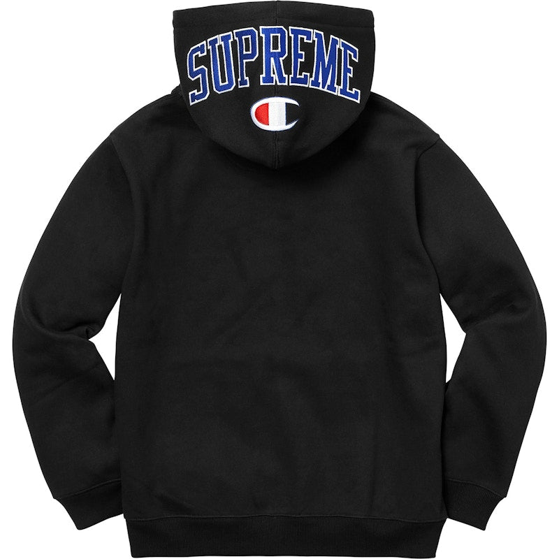 Supreme Champion Arc Logo Zip Up Sweat Black