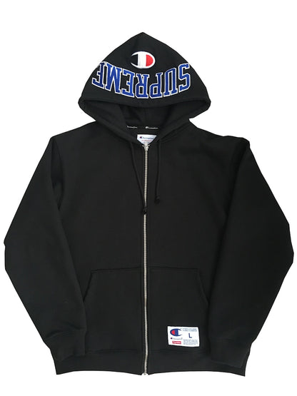Supreme Champion Arc Logo Zip Up Sweat Black