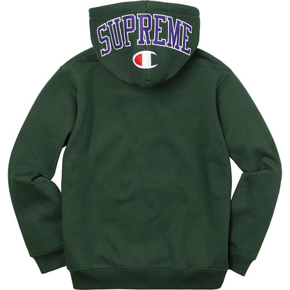 Supreme Champion Arc Logo Zip Up Sweat Dark Green