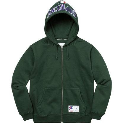 Supreme Champion Arc Logo Zip Up Sweat Dark Green