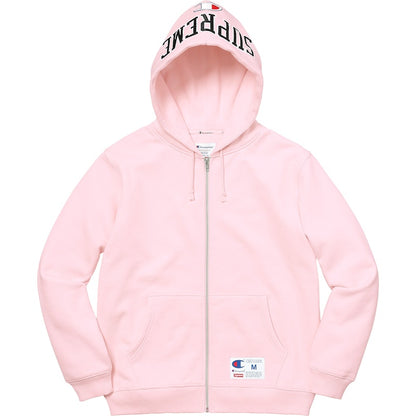 Supreme Champion Arc Logo Zip Up Sweat Light Pink