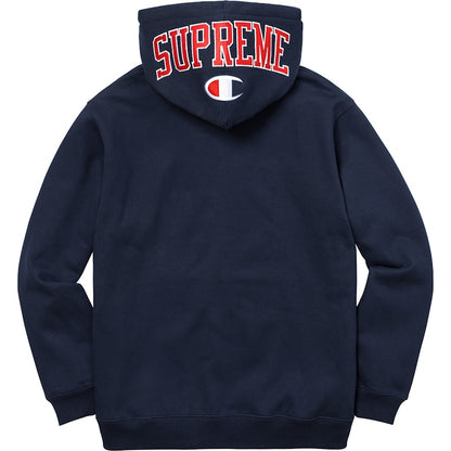 Supreme Champion Arc Logo Zip Up Sweat Navy