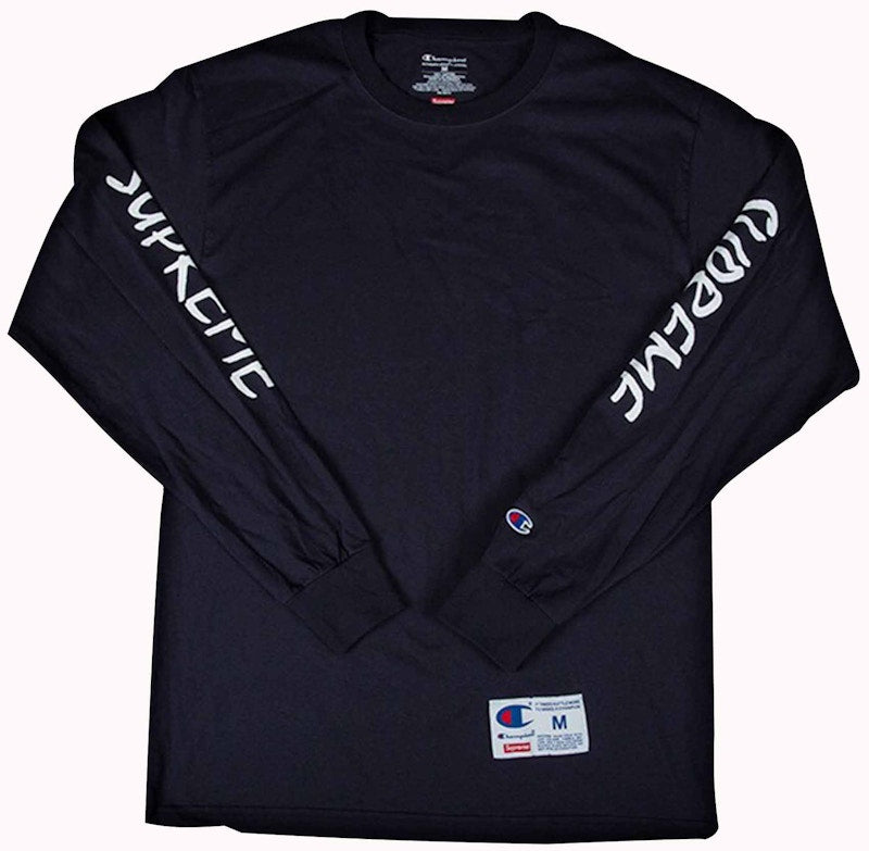 Supreme Champion LS Tee Black