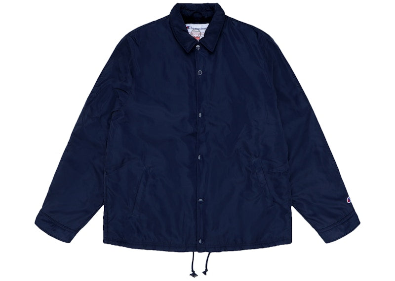 Supreme Champion Label Coaches Jacket Navy