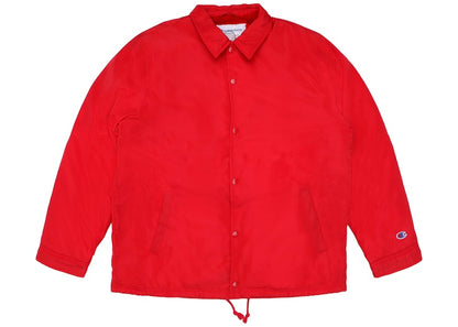Supreme Champion Label Coaches Jacket Red