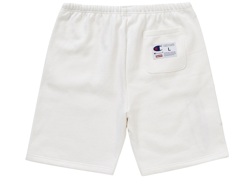 Supreme Champion Outline Sweatshort White